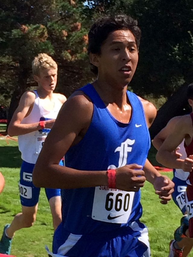 Francisco Erazo is a Varsity runner for the Flashes. He is currently the team captain, and the leader for the boys team. This past weekend the Boys Varsity competed at the Stanford Invitational. Francisco along with his teammates Jose Rodriguez, Jorge Hurtado, Josue Baez, Ismael Dominguez, Juan Martinez and Enrique Gutierrez have made up the Varsity Boys team for the past four weeks.