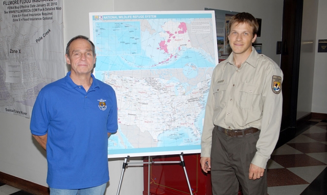 Wildlife Refuge Manager Dan Tappe and Michael Woodbridge, Public Affairs, gave a presentation last week on the Hopper Mountain National Wildlife Refuge Complex. Qwestions about the presentation can be directed to 1-800-344-WILD. http://guadalupe-nipomo.fws.gov.