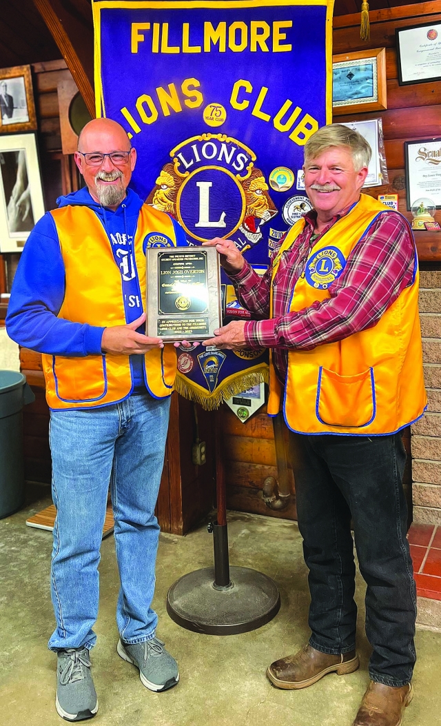 On Monday, September 18, 2023, Josh Overton (left) received the Lion’s Don Schneider Award for his valued efforts in our Student Speaker contest and other events for the greater community. We THANK YOU for your dedicated service, Josh. The Fourth District Student Speakers Foundation is a California nonprofit corporation administered by a board of directors and 15 trustees. The purpose of the Foundation is to provide scholarships to augment the prizes awarded to the winners of the California Multiple District Four Student Speakers Program. Photo credit Brandy Hollis.