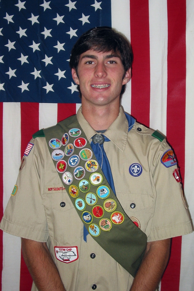 Eagle Scout Michael Watson.