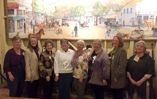 Pictured is the new PEO (Philanthropic Education Organization) Fillmore Chapter GY officers (l-r) is Susan Cuttriss, Jan Lee, Mary Ford, Martha Gentry, Susan Hopkins, Bethany Carpenter, Barbara Peterson, and Carmen Zermeño. Photo courtesy Sue Zeider.