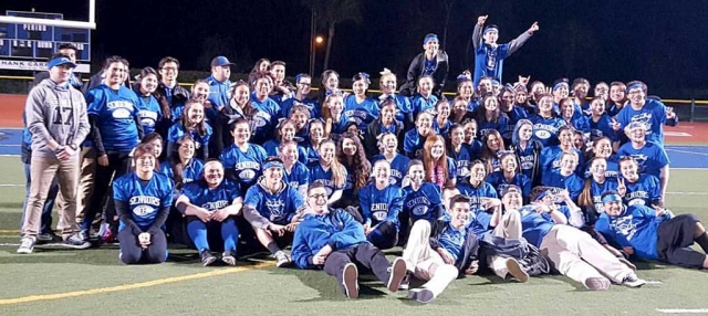 (above) Fillmore High School Senior Class Powderpuff Team. Friday February 24th, Fillmore High School hosted their annual Powderpuff Game. The game had been scoreless until the Junior Class scored the only touchdown in the last 15 seconds of the game making the final Score Junior’s 6 and Senior’s 0.
