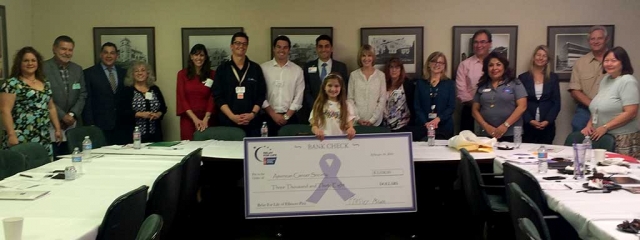 Presley McLain spoke at the Ventura County Community Leadership Council on Wednesday, February 10 at Community Memorial Hospital. A 3rd grader at San Cayetano Elementary, Presley raised $3,038 to be donated to the American Cancer Society