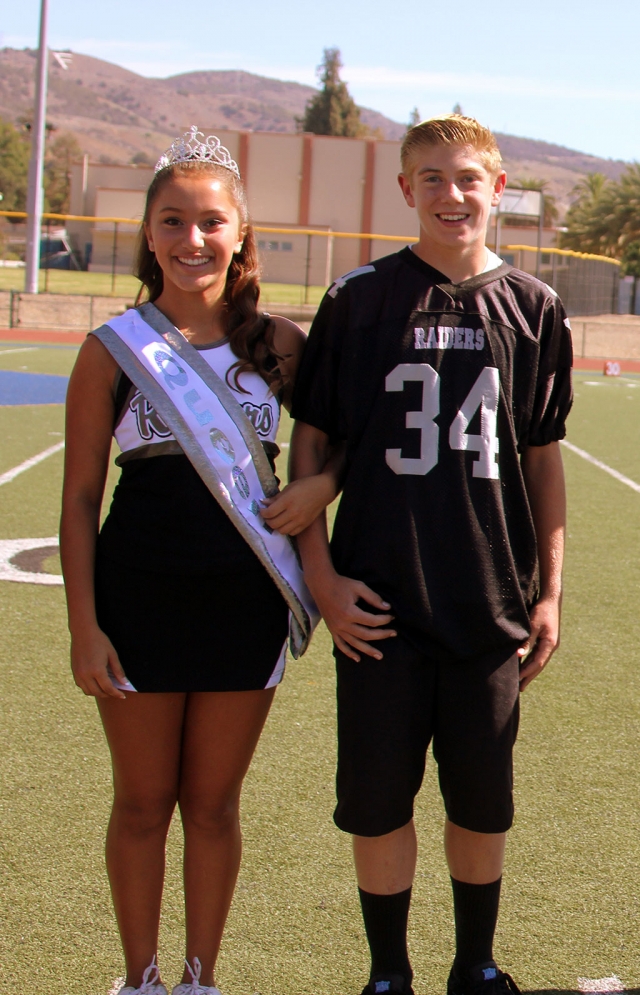 Homecoming Queen and escort