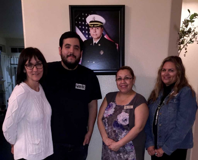 Rigo Landeros Given Outstanding Community Service Award. The Fillmore Chamber of Commerce announced that Rigo Landeros will receive the Outstanding Community Service Award. The Landeros family will be accepting the award on his behalf. Pictured left to right: Laura Landeros, Daniel Landeros, Irma Magana and Ari Larson.