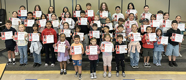 Rio Vista Elementary School Principal Kayleigh Kelp said, “This month, we are proud to celebrate our students who demonstrated outstanding patience! Whether it was waiting their turn, staying calm through challenges, or showing understanding toward others, these students truly modeled what it means to be patient.”