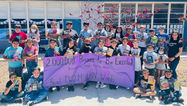 Mrs. Chisholm’s class from San Cayetano Elementary met their goal once again. They have collectively read two million words. Congratulations and let’s keep reading! Courtesy https://www.facebook.com/San-Cayetano-Elementary-1984714551548849/.