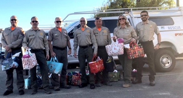 On Friday, December 23rd, 2022, the Fillmore SAR (Search & Rescue) team delivered gifts to 11 families and 28 children wanting to directly and specifically impact families and children in need. Pictured is the Fillmore SAR team as they left to donate to the families before Christmas. Photo credit Ventura County Sheriff ’s Office.
