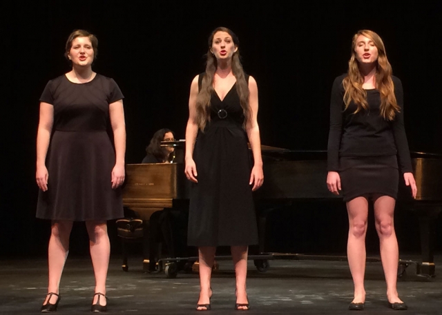 (l-r) The cast includes Mollie Winninger of Escondido, Malissa Marlow of Thousand Oaks and Kayla Sawoski of Camarillo. Photo credit: Amber Rocha/The Echo