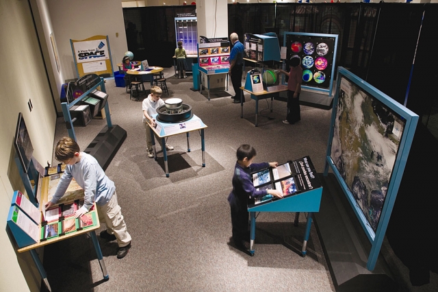 A view from space at the city of Santa Paula’s California Oil Museum opening Oct 3, 2008.