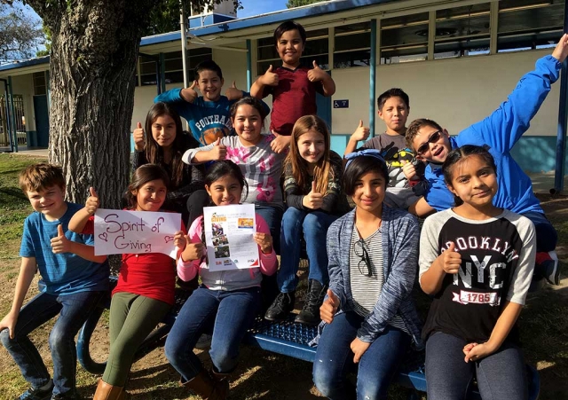 San Cayetano ASB Students are ready to kick off their “Spirit of Giving” Canned Food Drive.