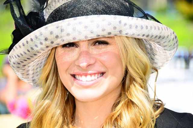 Alumna Cristina Markiewicz at the 2012 Hats and High Tea.