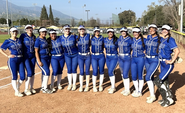 Pictured above are the 2024 Citrus Coast League Champs (l-r): Analisa Carbral, Serenity Burboa, Amoretta Taporco-Garcia, Viviana Posadas, Alexa Escamilla, Erika Sanchez, Aryanne Munoz, Emma Estrella, Makayla Balboa, Livia Cabral, Sofia Aviles, and Aleena Camacho. GO FLASHES!!