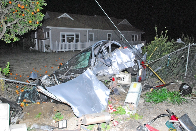 One seriously injured person was flown to a local hospital by Ventura County Sheriff’s helicopter.