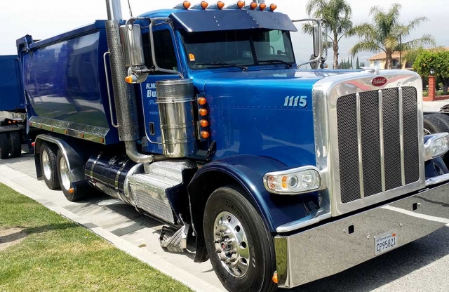 On Monday, April 2nd at 12:09pm crews responded to an accident on Ventura and B Street. Upon arrival they found a dark gray car had collided into the side of a blue semi-truck. No injuries reported at the time of the accident.