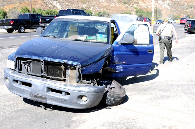 On Tuesday, July 16th at 3:53pm, at 186 East Telegraph Road, near the El Dorado Mobile Park, there was a two car collision involving a white mid-size SUV and a blue pickup truck, that was hauling an additional vehicle. Cause of the crash still under investigation.