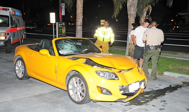 Early Sunday evening a two-car accident occurred at the intersection of B Street and Ventura Avenue. According to the driver of the SUV involved, there was some confusion concerning the left turn arrow indicator.