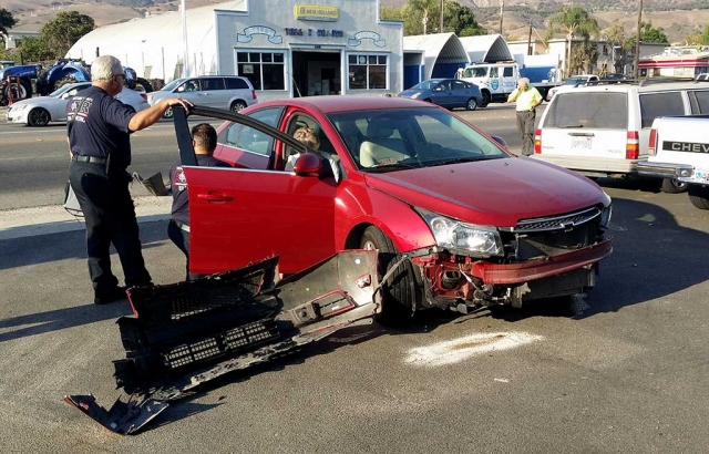 Wednesday September 21 at about 5:15pm, there was an accident on Ventura St. and Central Ave., no Injuries were reported.