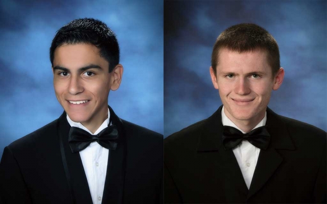 (above) (l-r) Winner of the FHS Alumni Scholarship Mathew Jimenez and winner of the FHS Balden/Scanlin Scholarship Matthew Hammond. The Fillmore High Alumni Assn will award $31,000 in scholarships on June 11th at the 103rd Alumni dinner/dance to be held at the Fillmore/Piru Veterans Memorial Building. There are still seats available and you can reserve your seating at www.fillmorehighalumni.com (Click on “Events”), or you can pay at Patterson Hardware store in downtown Fillmore. (Open 7 days a week). DJ’s California Catering will have the honor of serving the 500 plus alumni this year. They brought back that ever popular three cheese Mac and Cheese, and their famous dessert of Triple Chocolate Tuxedo Mousse Cake with raspberry coulis, and Lemons & Cream Cake with fresh strawberry. Last year over 500 Alumni were served and we expect the same number at this year's dinner. Many classes are planning their class reunions around the Alumni Dinner. They are the class of ’56, '61, '66, '81, '86 and those young whipper snappers from the class of 1991 (25th Class Reunion). Your paid Dinner Reservation guarantees you your entry to the event. Your dinner includes coffee, tea, and water, and your enjoyment of the new social lounge area and dance. The event ends at midnight. There will be many class reunions planned on Friday June 10th in and around Fillmore. Go to the alumni website at www.fillmorehighalumni.com for class reunion information. Please spread the word! Come celebrate our Alma Mater, our wonderful community, and that Flashes Spirit!