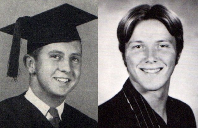 (l-r) John Heilman class of 1953 and David Miller class of 1980. Next Thursday evening, September 20th, the Fillmore High Alumni Association will host 