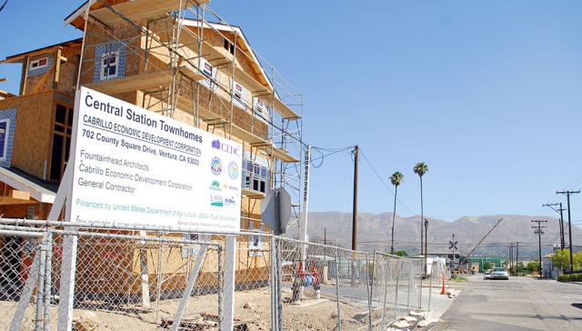 Central Station Townhomes are courtesy of Cabrillo Economic Development Corporation, financed by the United States Department of Agriculture Rural Development.