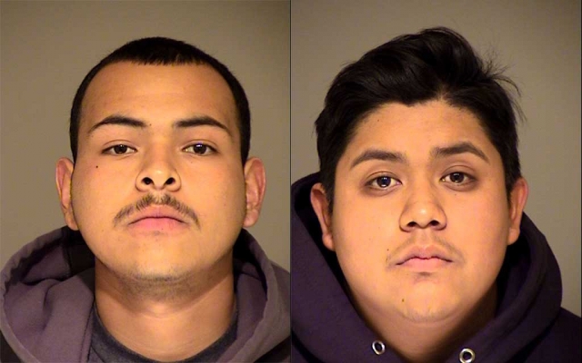 (l-r) Omar Martinez, 20 of Fillmore and Daniel Mendoza, 18 of Fillmore