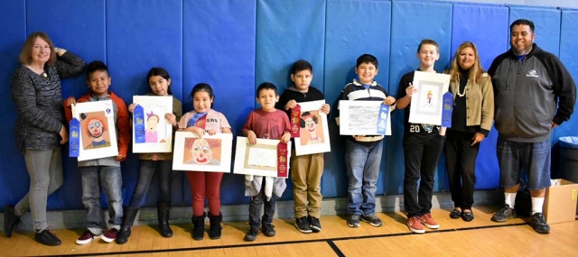 (L-R) Virginia Neuman, Jesus Alonso, Kyhannah Valdez, Jayleen Navarro, Kyle Valdez, Jason Lizarraga, Jorge Cardenas, Jonathan Stines, Ari Larson and Buddy Escoto.