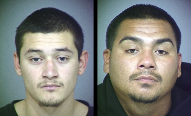 (l-r) Anthony Mendez of Fillmore, 19 and Julio Hurtado of Oxnard, 21