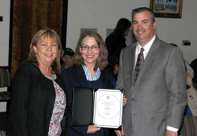 City of Fillmore is first-time recipient of GFOA award for Distinguished Budget Presentation Award.