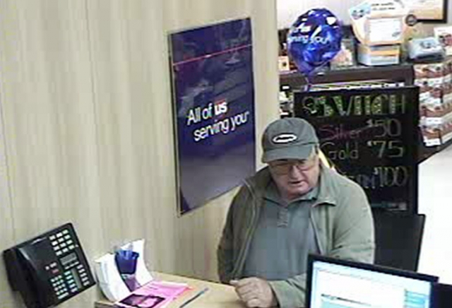 Newbury Park Bank Robbery Suspect is a White Male in his Late 50’s to early 60’s