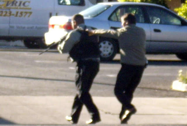 Santa Barbara Bank & Trust, 566 Sespe Ave., was robbed Tuesday, December 23rd at approximately 9:30 a.m. According to Fillmore Police Chief Tim Hagel, the suspect is a Hispanic male, unshaven, mid-to-late 20’s. The suspect was armed and threatened to kill the bank employees. A bomb threat was called into Fillmore City Hall at 9:16 a.m. Authorities speculate that the call was a diversion tactic, preceding the robbery. The suspect was last seen running west on the railroad tracks. Police units from Santa Paula and California Highway Patrol joined in the search, as did the Ventura County Sheriff’s air unit. The suspect is still on the loose.