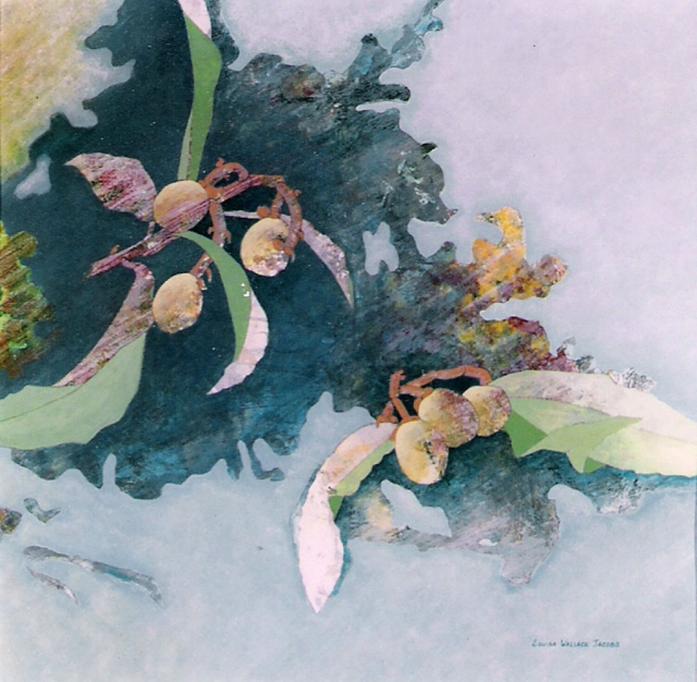 Best of Show 2009 “Loquat Filament Quadrangle” watercolor by Louisa Wallace Jacobs
