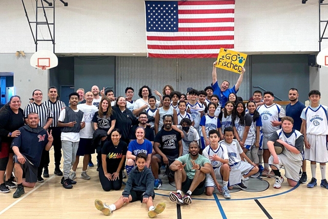 Back in February, Fillmore Middle School hosted a Staff vs. Students Basketball Game and it was a blast including special guest celebrity Miles Brown who participated. Photos courtesy FUSD blog. 