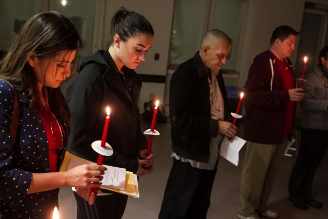 Candlelight vigil. Photo credit: Brian Stethem