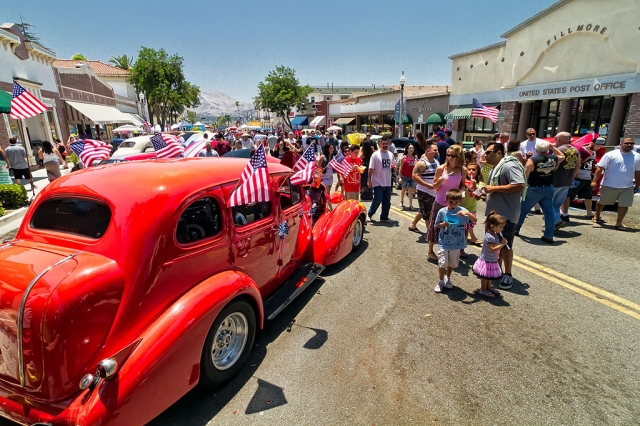 It was a very Patriotic day at the Fourth of July Car Show.
