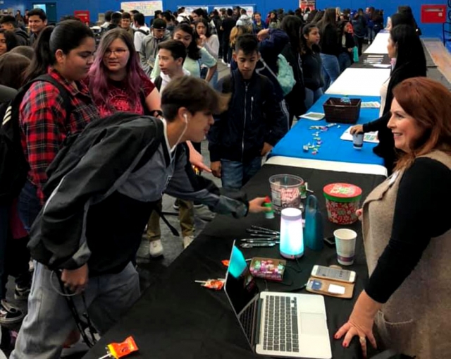Tuesday, November 26th the City of Fillmore participated in Fillmore High School’s Career Day. Students got a chance to stop by and learn about businesses, job opportunities, college classes, volunteer community service projects and more. Courtesy City of Fillmore Facebook page.