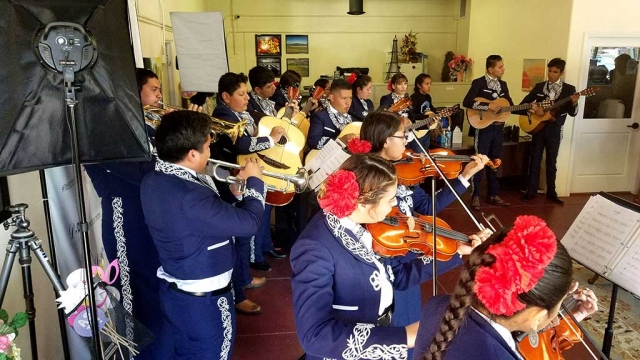 Pictured is the Fillmore High School Mariachi Band.