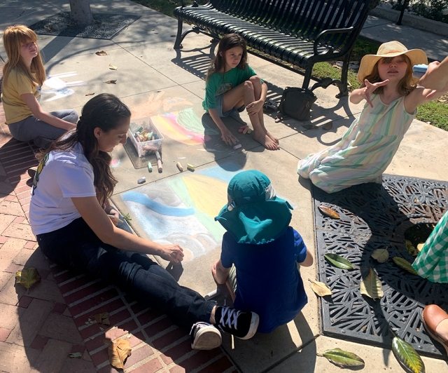 Fillmore’s Chalk Festival was well attended on Saturday, April 9. Lots of kids and parents decorated the sidewalks in front of Fillmore City Hall with colorful chalks. A live music trio played some great oldies but goodies, and Mr. Softee showed up to the delight of ice cream lovers. 