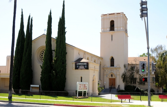 Pictured is what was once known as Faith Community Church/Fillmore Bible Church. It will soon be converted to a 26-unit apartment building with commercial units on the ground floor.