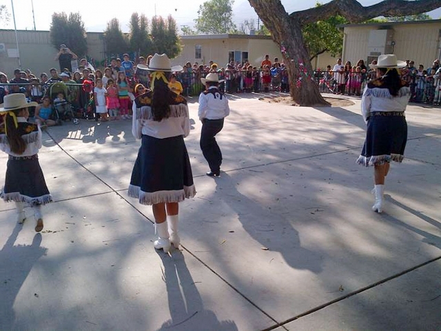 The Saint Francis of Assisi Church Ballet Folklorico entertained the crowd at the Cinco de Mayo celebration.