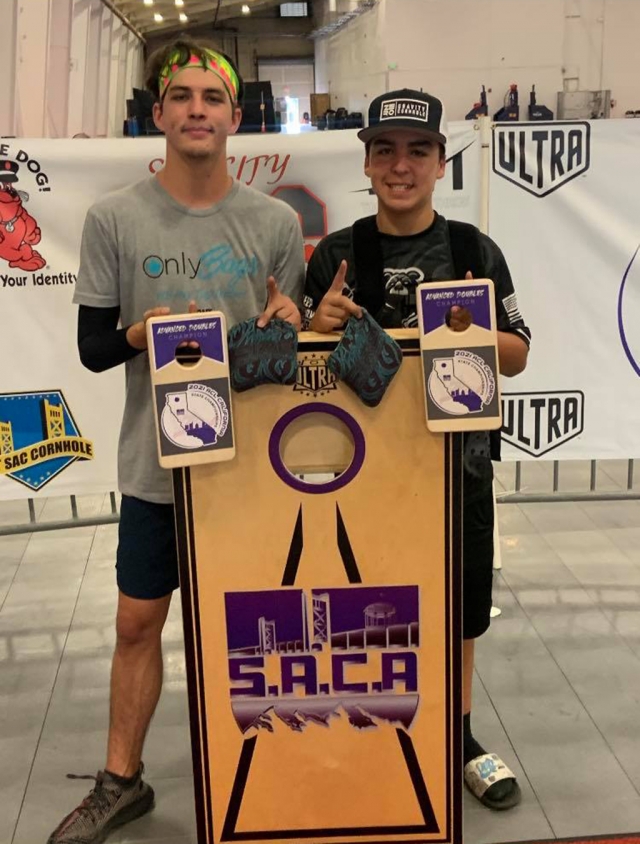 This past weekend Brennon Ballard (right) of Fillmore and Hunter Thorne of Moorpark (left) competed in the American Cornhole League (ACL) California State Championship in Sacramento, California. After a long weekend of playing, Brennon placed in multiple divisions winning the Junior Division State Championship, Doubles Division State Championship with partner Hunter Thorne, Runner up for Singles Division and placed 3rd in crew 4-man teams. In August he will compete at the 2021 ACL World Championships in Rock Hill South Carolina. Good Luck!