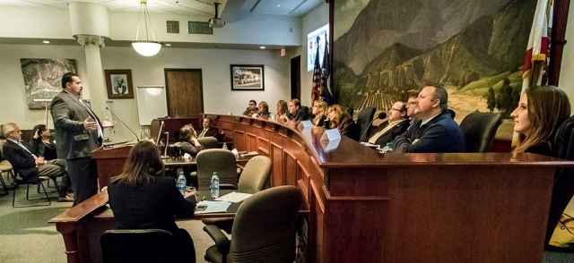 City council meeting. Photos by Bob Crum.