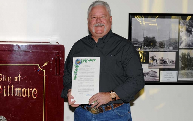 Also recognized was EMS Capitan Bob Scott who received a proclamation for his years of dedicated service to the community.