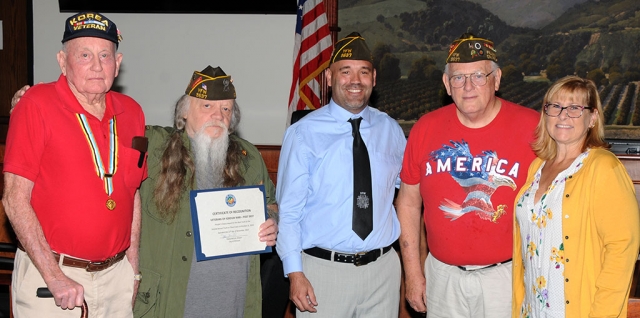 At last night’s city council meeting Veteran’s of Foreign Wars Post 9637 was recognized as the Best Trunk at this year’s second annual Trunk or Treat event.
