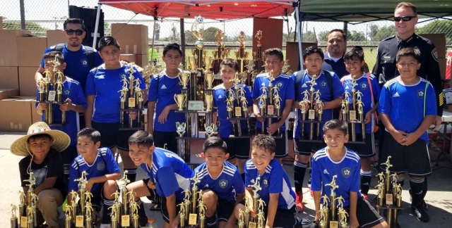 Pictured above are the California United FC 2008 Boys who were the Champions of their division in the Oxnard County Soccer League. Top left to right: Head Coach Genaro Saul Magana, Julian Medina, Hector Hernandez, Jaycob Guzman, Christian Solis, Jurem Virgin, Juan Medina, Israel Arroyo; Bottom left to right Nathaniel Negrete, Jesus Canchola, Christian Ramirez, Julio Ballesteros, Jayden Guzman, Angel Garza. Not pictured: Abe de la Cruz. Photo courtesy Nancy Vaca.