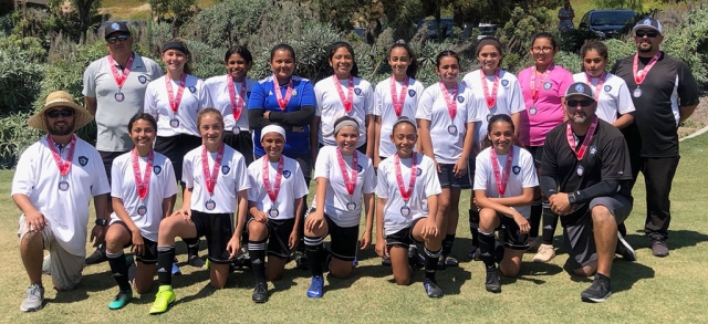 Pictured above California United FC 2006G Silver Top: Cip Martinez (AC) Mikayla Mckenzie, Jadon Rodriguez, Jasmine Soto, Alexis Piña, Ashely Hernandez, Isabel Hernandez Athena Sanchez, Gabriela Martinez, Kim Manriquez, and Ramiro Reyes (AC)-Bottom: Tony Hernandez (AC) Miley Tello, Brooke Núñez, Livia Cabral, Karissa Terrazas, Victoria Piña, Jessica Rodriguez, and Jr Lomeli (HC). Photo courtesy Susan Torres.