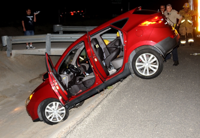 On Sunday, August 25th at 9:11 p.m., crews responded to an accident near the Fillmore Equestrian Center. Upon arrival they found a red mid-size SUV had gone off the road and in a ditch, with one person still inside the vehicle. There were reports of a second person being in the car, but he was able to get out of the vehicle before crews arrived. Crews were able to extract the woman from the car and transported her to a local hospital. Cause of the accident is still under investigation.