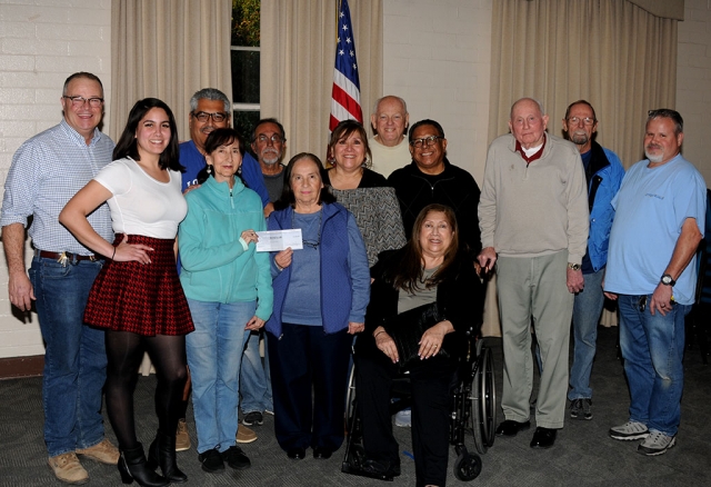 On Wednesday, February 19th at the Celebration of Life Committee on behalf of Angel Carrera, Jr. a donation check of $1,300 was presented to the Fillmore–Piru Veteran’s Memorial Building Board of Directors towards the Raise the Roof Fundraiser for the Fillmore-Piru Veteran’s Memorial Building.