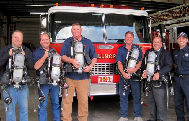 Over $100,000 worth of breathing apparatuse was donated to the Fillmore Fire Department by the Fillmore Fire Foundation. Fire Chief Rigo Landeros and Fillmore Fire Foundation President Scott Beylick formed the foundation in 2010. The current board members are Scott Beylick (President), Mike Bush (Treasurer), Bill Morris, Mike Richardson and Scott Klittich.