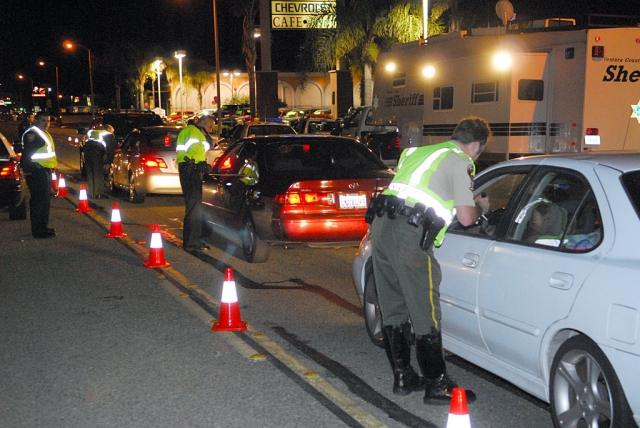 On Saturday, January 02, 2010, members of the Fillmore Police Department conducted a multi-agency sobriety and driver’s license checkpoint on Ventura Street (SR 126) at C Street. The checkpoint was conducted as part of a campaign called “Avoid the 14,” which is a cooperative agreement between the fourteen law enforcement agencies within Ventura County that are participating in a grant obtained by the Oxnard Police Department from the State of California’s Office of Traffic Safety.

The checkpoint was held between 6 pm and 2 am with the assistance of personnel from Oxnard Police Department; Ventura Police Department; Simi Valley Police Department; Santa Paula Police Department, and Port Hueneme Police Department. 

1087 motorists passed through the checkpoint and were contacted by law enforcement personnel. Two were found to be driving under the influence of alcohol, 1 was driving under the influence of drugs, and 16 were found to be driving without a license or on a suspended or revoked driver’s license.  Eight vehicles were impounded/towed.
